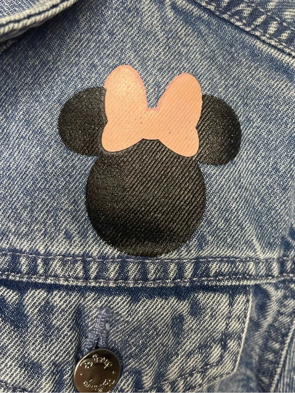 Disney Minnie Mouse Girls’ Denim Jacket